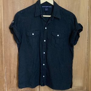 Unisex Black linen Ralph Lauren Sport, size 12